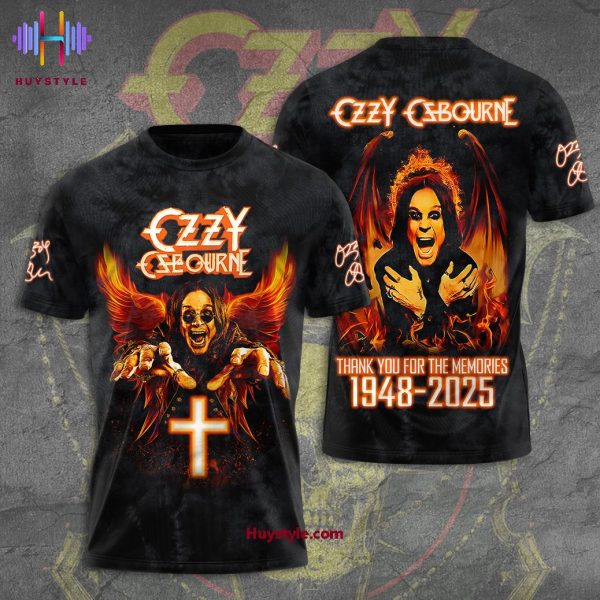 Ozzy Ozbourne Thank You For The Memories 1948 – 2025 Limited Edition Baseball Jersey