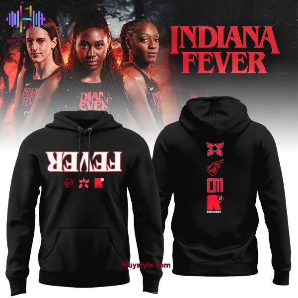 2025 Indiana Fever Stranger Things 011 Limited Edition Hoodie