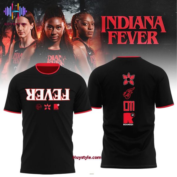 2025 Indiana Fever Stranger Things 011 Limited Edition Hoodie
