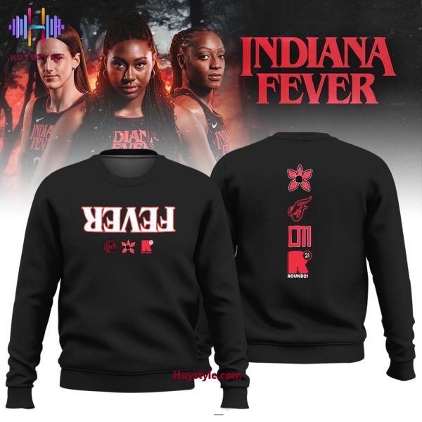 2025 Indiana Fever Stranger Things 011 Limited Edition Hoodie