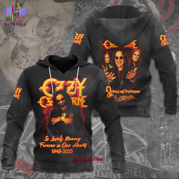 In Loving Memory Forever In Our Hearts Ozzy Ozbourne 1948 – 2025 The Prince Of Darkness 3D T-Shirt