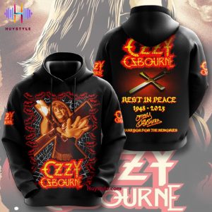Ozzy Ozbourne Rest In Peace 1948 – 2025 Thank You For The Memories 3D T-Shirt