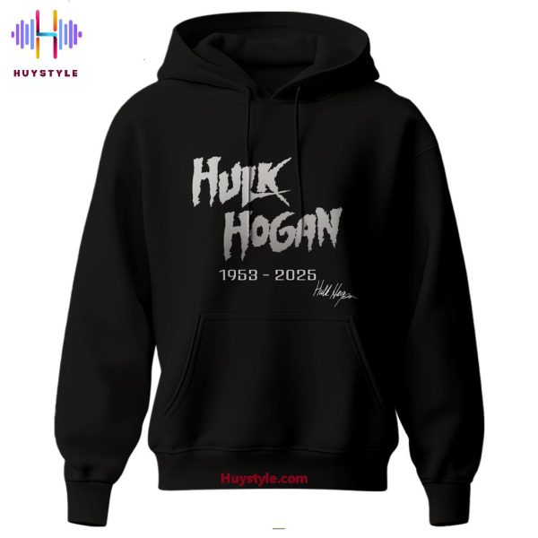 Hulk Hogan 1953-2025 Thank You For The Memories Limited Edition Hoodie