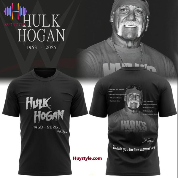 Hulk Hogan 1953-2025 Thank You For The Memories Limited Edition Hoodie