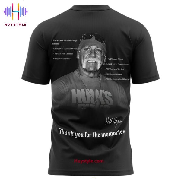 Hulk Hogan 1953-2025 Thank You For The Memories Limited Edition Hoodie