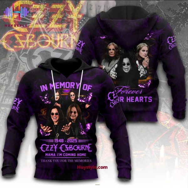 In Memory Of Ozzy Osbourne Rest In Peace Forever In Our Hearts Special Edition 3D T-Shirt