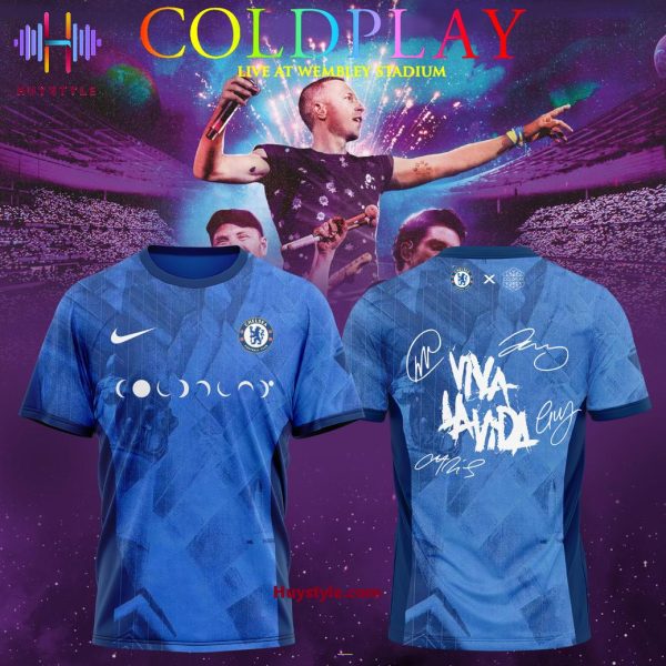 Coldplay x Chelsea World Tour 2025 Limited Edition 3D T-Shirt