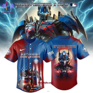 Houston Astros x Optimus Prime In Transformers 2025 Limited Edition Baseball Jersey