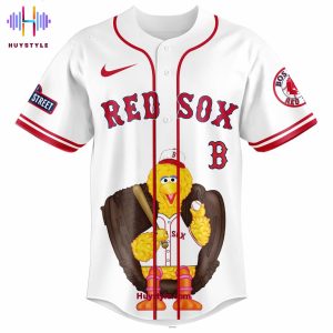 Boston Red Sox x 123 Sesame Street Custom Name Baseball Jersey
