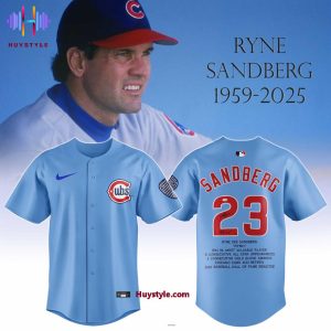 Chicago Cubs x Ryne Sandberg 1959-2025 Baseball Jersey – Blue