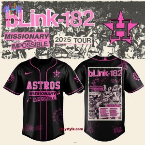 Houston Astros x Blink-182 Missionary Impossible 2025 Baseball Jersey