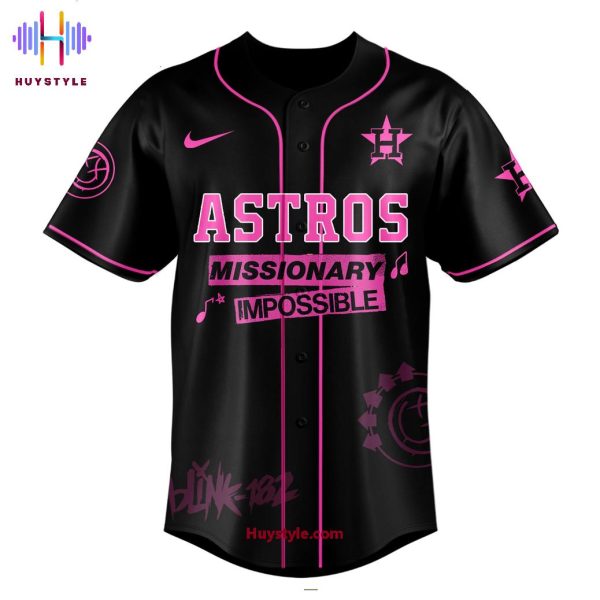 Houston Astros x Blink-182 Missionary Impossible 2025 Baseball Jersey