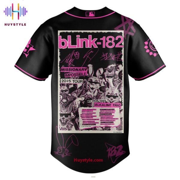 Houston Astros x Blink-182 Missionary Impossible 2025 Baseball Jersey