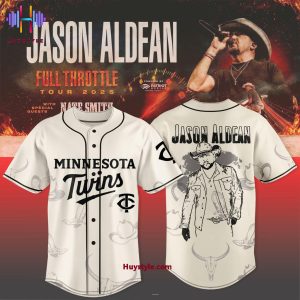 Minnesota Twins x Jason Aldean Full Throttle Tour 2025 Limited Edition Baseball Jersey