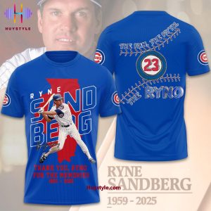 Chicago Cubs x Ryne Sandberg 1959-2025 “Number 23” Baseball Jersey
