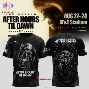 Dallas Cowboys x The Weeknd After Hours Til Dawn Stadium World 2025 3D T-Shirt