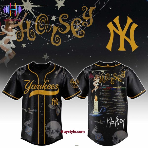 New York Yankees x Halsey “For My Last Trick” Tour 2025 Limited Edition Baseball Jersey