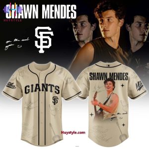 San Francisco Giants x Shawn Mendes 2025 “Good Luck” Limited Edition Baseball Jersey