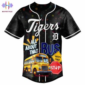 Detroit Tigers x School Bus 2025 All About That Limited Edition Baseball Jersey