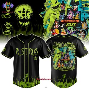 Houston Astros x Oogie Boogie Base Halloween Patry 2025 Limited Edition Baseball Jersey