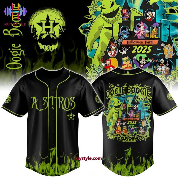 Houston Astros x Oogie Boogie Base Halloween Patry 2025 Limited Edition Baseball Jersey