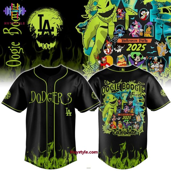 Los Angeles Dodgers x Oogie Boogie Base Halloween Patry 2025 Limited Edition Baseball Jersey