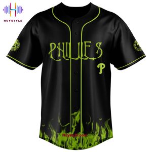 Philadelphia Phillies x Oogie Boogie Base Halloween Patry 2025 Limited Edition Baseball Jersey