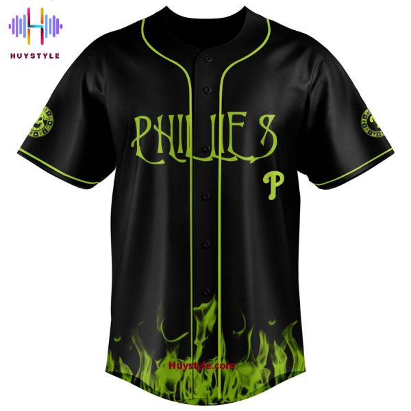 Philadelphia Phillies x Oogie Boogie Base Halloween Patry 2025 Limited Edition Baseball Jersey