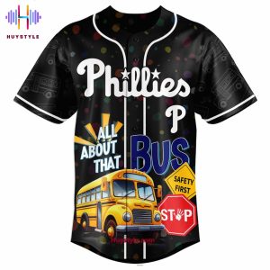 Philadelphia Phillies x School Bus 2025 All About That Limited Edition Baseball Jersey