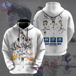 2015-2025 No.7 Son Heung-Min x Tottenham FC Limited Edition 3D T-Shirt