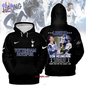 Legend Son Heung-Min x Tottenham FC Thank You For The Legacy, Son 3D T-Shirt
