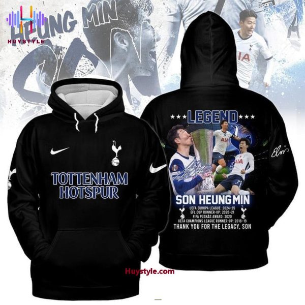 Legend Son Heung-Min x Tottenham FC Thank You For The Legacy, Son 3D T-Shirt