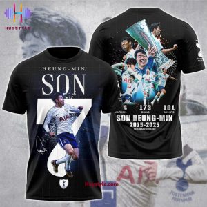 Son Heung-Min “Number 7” 2015-2025 x Tottenham FC Limited Edition 3D T-Shirt