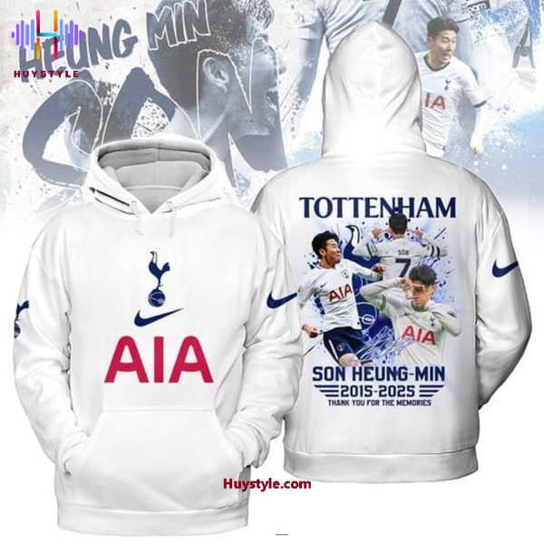 Tottenham FC x Son Heung-Min 2015-2025 Thank You For The Memories 3D T-Shirt
