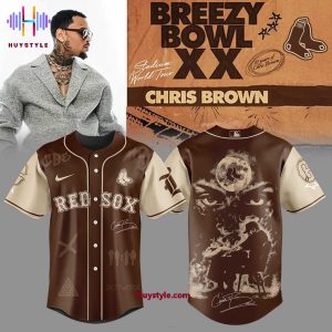 Boston Red Sox x Breezy Bowl XX Chris Brown Special Edition Baseball Jersey