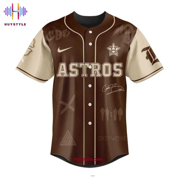 Houston Astros x Breezy Bowl XX Chris Brown Special Edition Baseball Jersey