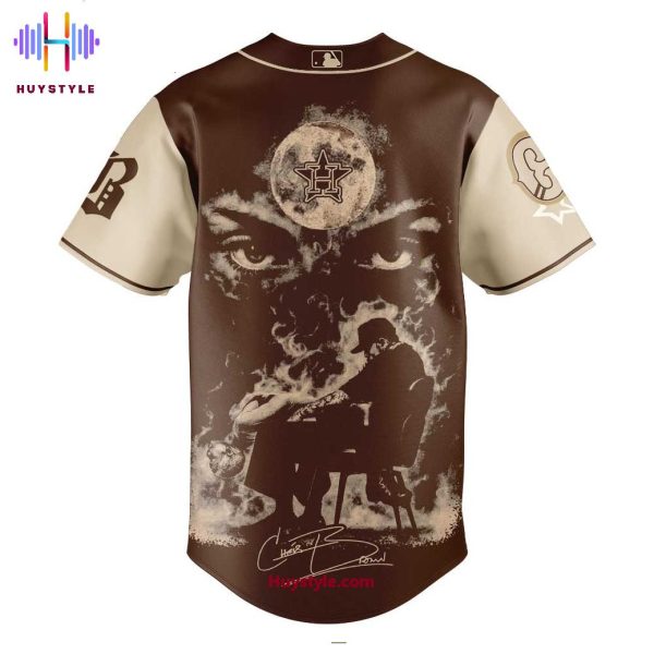 Houston Astros x Breezy Bowl XX Chris Brown Special Edition Baseball Jersey