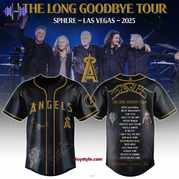 Los Angeles Angels x Eagles The Long Goodbye Tour 2025 Baseball Jersey