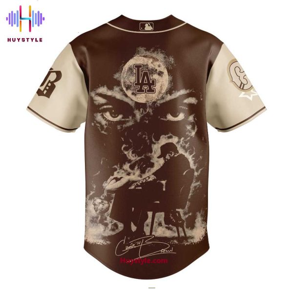 Los Angeles Dodgers x Breezy Bowl XX Chris Brown Special Edition Baseball Jersey