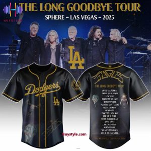 Los Angeles Dodgers x Eagles The Long Goodbye Tour 2025 Baseball Jersey
