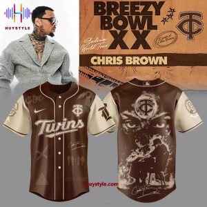 Minnesota Twins x Breezy Bowl XX Chris Brown Special Edition Baseball Jersey