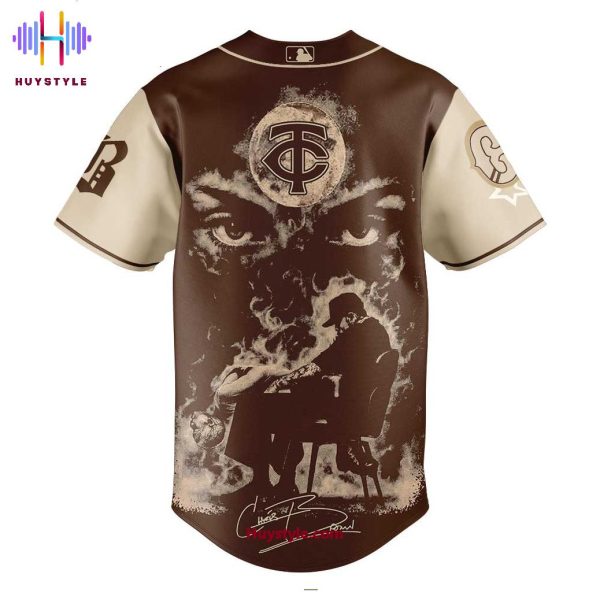 Minnesota Twins x Breezy Bowl XX Chris Brown Special Edition Baseball Jersey