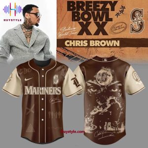 Seattle Mariners x Breezy Bowl XX Chris Brown Special Edition Baseball Jersey
