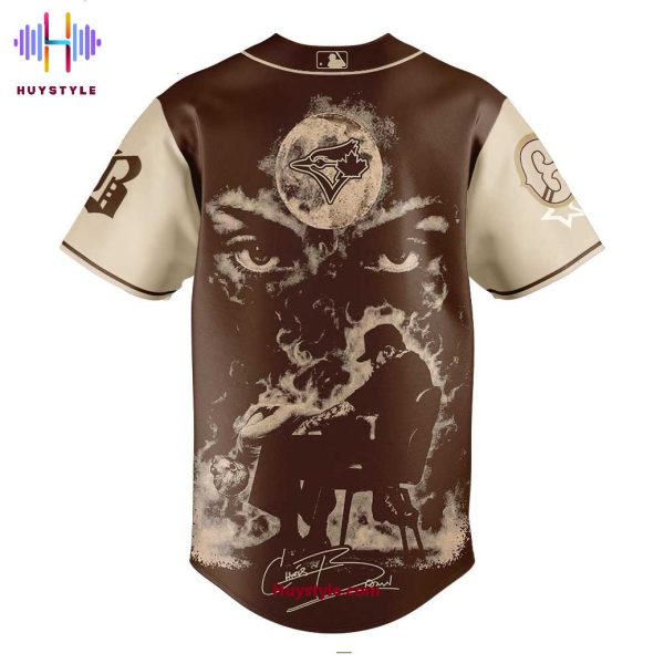 Toronto Blue Jays x Breezy Bowl XX Chris Brown Special Edition Baseball Jersey