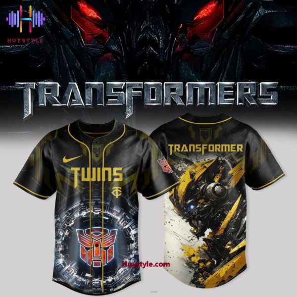 Minnesota Twins Transformers “Bumblebee” 2025 Baseball Jersey