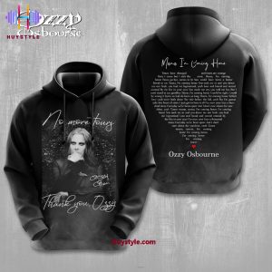 No More Tour Thank You Ozzy Osbourne Limited Edition 3D T-Shirt