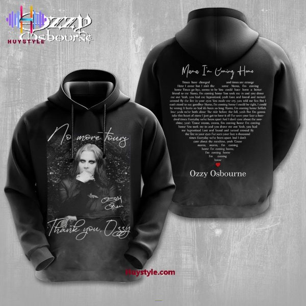 No More Tour Thank You Ozzy Osbourne Limited Edition 3D T-Shirt