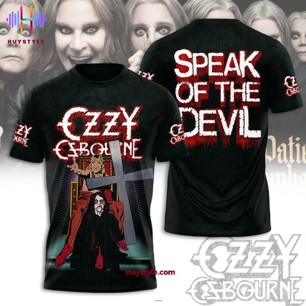 Ozzy Osbourne Speak Of The Devil 2025 3D T-Shirt