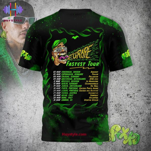 Ferxxo Europe Fastest Tour 3D T-Shirt