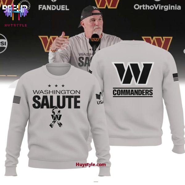 Washington Commanders Salute To Service 2025 Hoodie